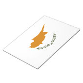 Vlag van Cyprus (Grieks-Cypriotisch) Notitieblok (Schuin)