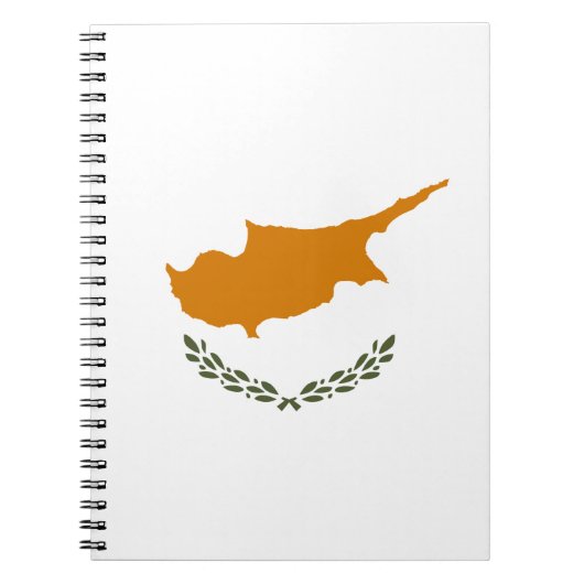 Vlag van Cyprus (Grieks-Cypriotisch) Notitieboek (Voorkant)