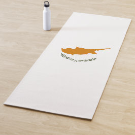 Vlag van Cyprus (Grieks-Cypriotisch) Yogamat