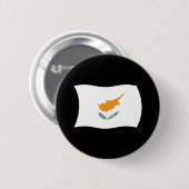 Vlag van Cyprus knop Ronde Button 5,7 Cm (Voorkant /achterkant)