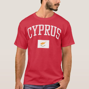 Vlag van Cyprus Love Your Cory girl T-shirt