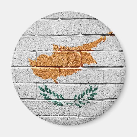 Vlag van Cyprus Magneet (Voorkant)