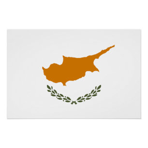 Vlag van Cyprus Perfect Poster