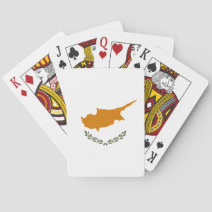 Vlag van Cyprus Pokerkaarten