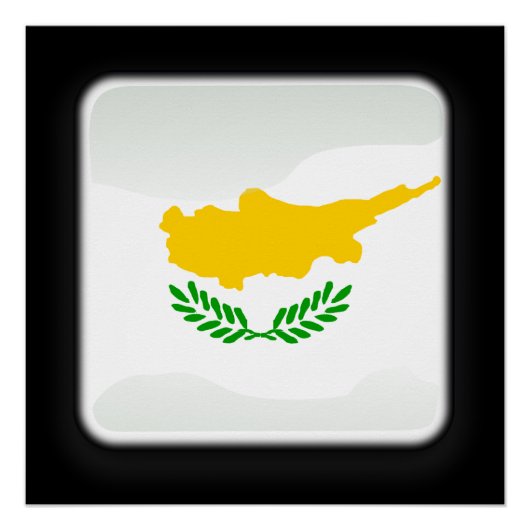 Vlag van Cyprus Poster (Voorkant)
