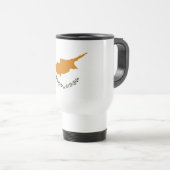 Vlag van Cyprus Reisbeker (Voorkant rechts)