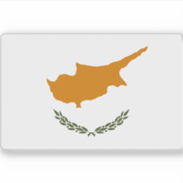 Vlag van Cyprus Sticker