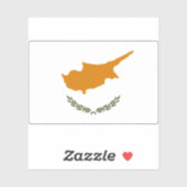 Vlag van Cyprus Sticker (Vel)