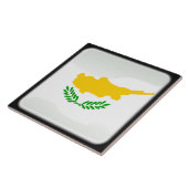 Vlag van Cyprus Tegeltje (Zijkant)