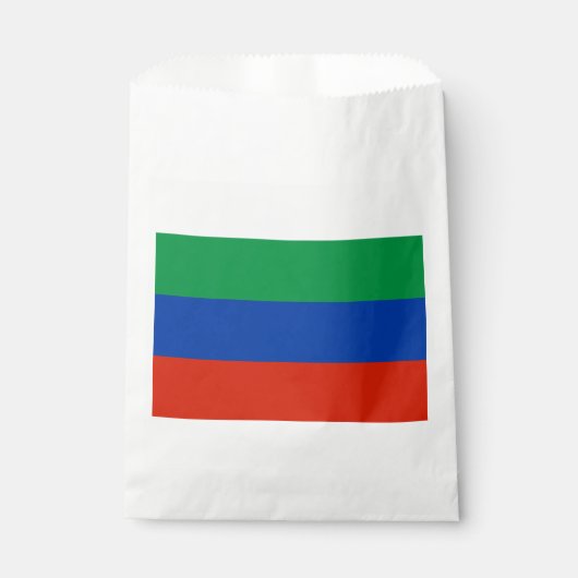 Vlag van Dagestan Bedankzakje (Voorkant)