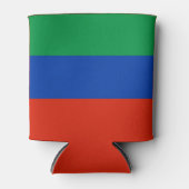 Vlag van Dagestan Blikjeskoeler (Voorkant)
