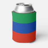 Vlag van Dagestan Blikjeskoeler (Blikje Achterkant)