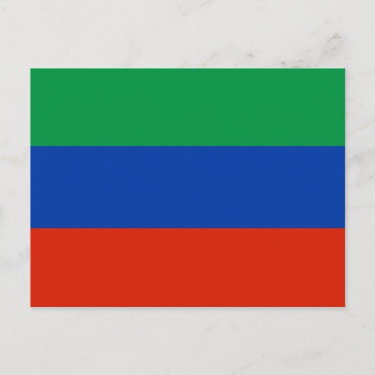 Vlag van Dagestan Briefkaart (Voorkant)