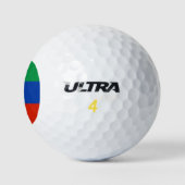 Vlag van Dagestan Golfballen (Logo)