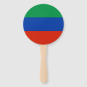 Vlag van Dagestan Handwaaier (Achterkant)