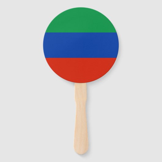 Vlag van Dagestan Handwaaier (Voorkant)
