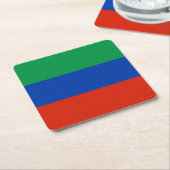 Vlag van Dagestan Kartonnen Onderzetters (Schuin)