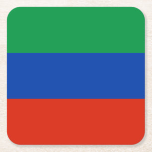 Vlag van Dagestan Kartonnen Onderzetters