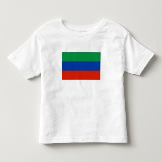 Vlag van Dagestan Kinder Shirts (Voorkant)
