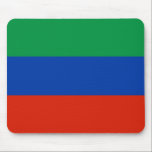 Vlag van Dagestan Muismat<br><div class="desc">Patriottische vlag van Dagestan.</div>