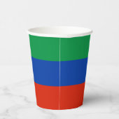 Vlag van Dagestan Papieren Bekers (Rechts)