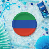 Vlag van Dagestan Papieren Bordje (Feest)