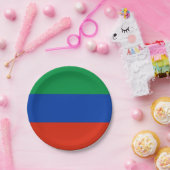 Vlag van Dagestan Papieren Bordje (Feest)