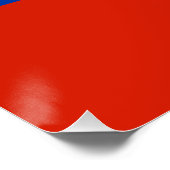 Vlag van Dagestan Perfect Poster (Hoek)