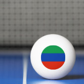 Vlag van Dagestan Pingpongbal (Net)