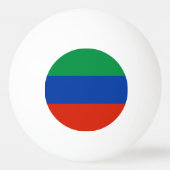 Vlag van Dagestan Pingpongbal (Achterkant)
