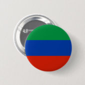 Vlag van Dagestan Ronde Button 5,7 Cm (Voorkant /achterkant)