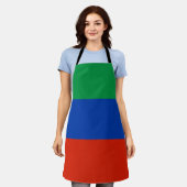Vlag van Dagestan Schort (Gedragen)