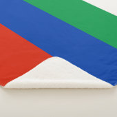 Vlag van Dagestan Sherpa Deken (3/4)
