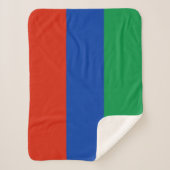 Vlag van Dagestan Sherpa Deken (Voorkant)