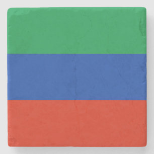 Vlag van Dagestan Stenen Onderzetter