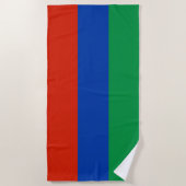 Vlag van Dagestan Strandlaken (Voorkant)