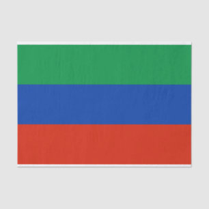 Vlag van Dagestan Tissuepapier
