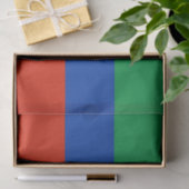 Vlag van Dagestan Tissuepapier (Geschenk)