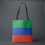 Vlag van Dagestan Tote Bag<br><div class="desc">Patriottische vlag van Dagestan.</div>