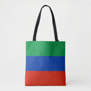 Vlag van Dagestan Tote Bag