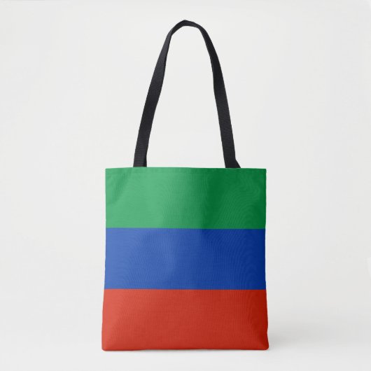 Vlag van Dagestan Tote Bag (Voorkant)