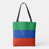 Vlag van Dagestan Tote Bag (Achterkant)