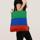 Vlag van Dagestan Tote Bag (Dichtbij)