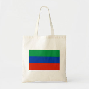 Vlag van Dagestan Tote Bag