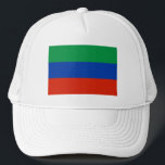 Vlag van Dagestan Trucker Pet<br><div class="desc">Patriottische vlag van Dagestan.</div>