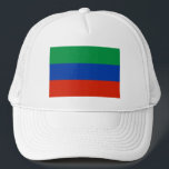 Vlag van Dagestan Trucker Pet<br><div class="desc">Patriottische vlag van Dagestan.</div>