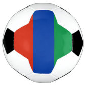 Vlag van Dagestan Voetbal (Gedraaid)