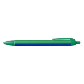 Vlag van Dagestan Zwarte Inkt Pen (Bovenkant)