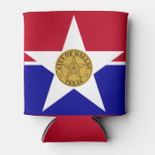 Vlag van Dallas, Koelbox Texas Blikjeskoeler (Voorkant)