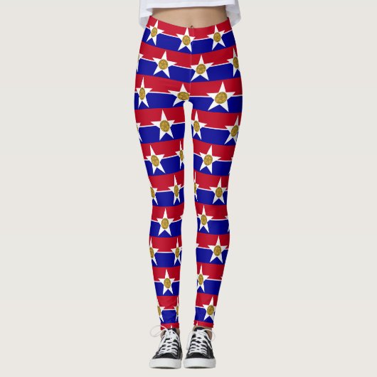 Vlag van Dallas, Leggings Texas (Voorkant)